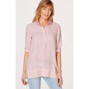 J Jill Pure Linen Popover